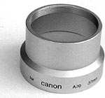 Adapter tube voor Canon A60 / A70